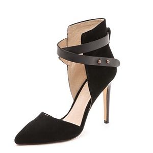 Joe's Jeans Laney suede d'orsay pump